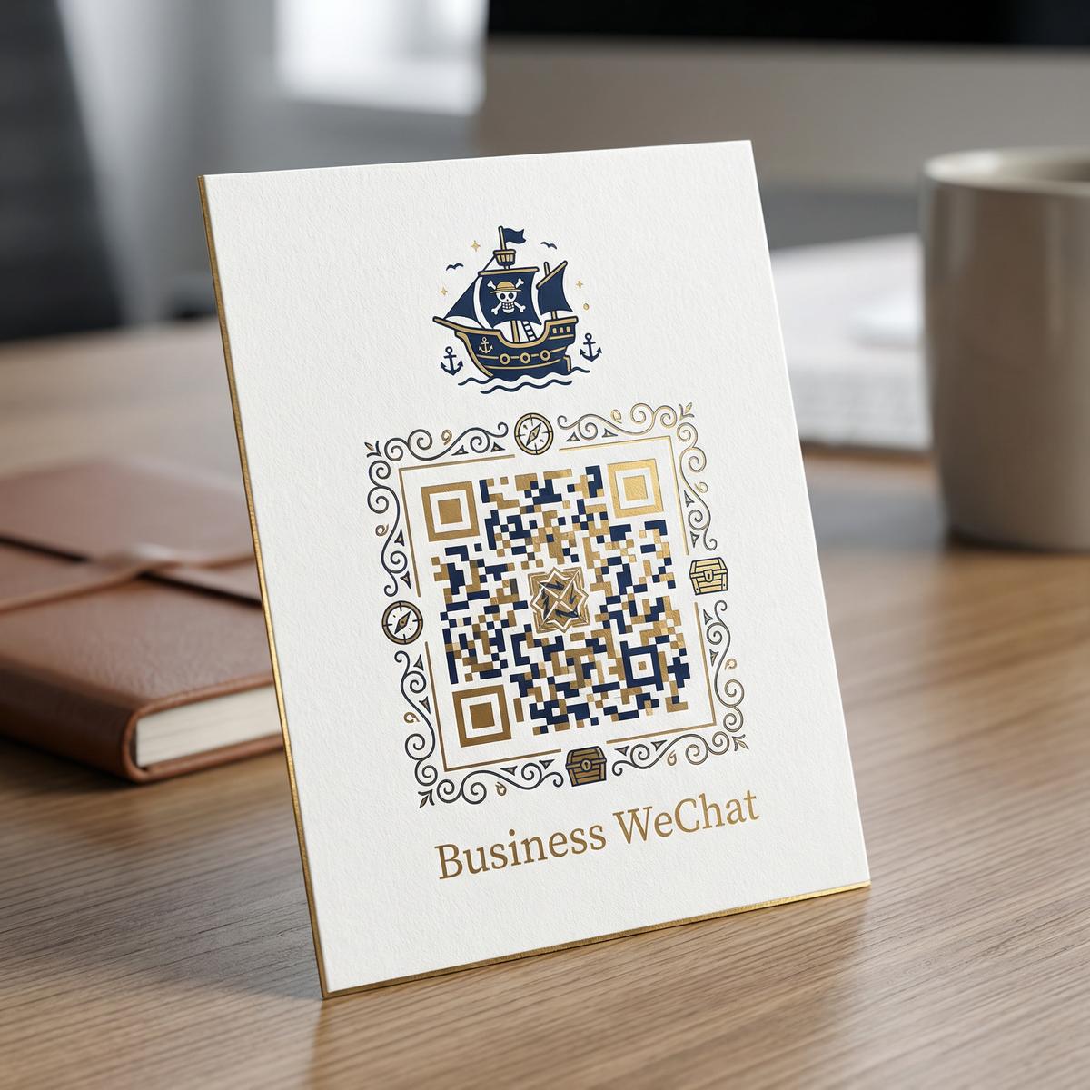 抖音风商务二维码